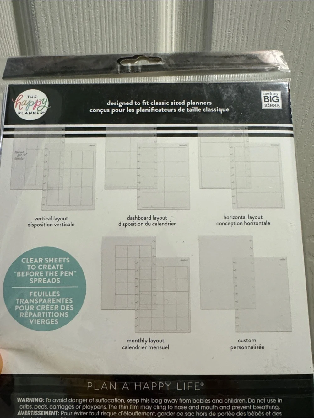 Sticker Planning Guides for classic sized planners